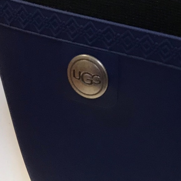 UGG Sienna Matte Rain Boots: Navy 10 - Picture 13 of 15